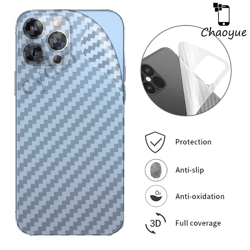 Miếng dán mặt lưng cacbon chống vân tay,xước cho iPhone X Xs Max Xr 7 8 6 6s Plus 5 5s 5C SE SE2 SE3 2020 2022 4G 5G
