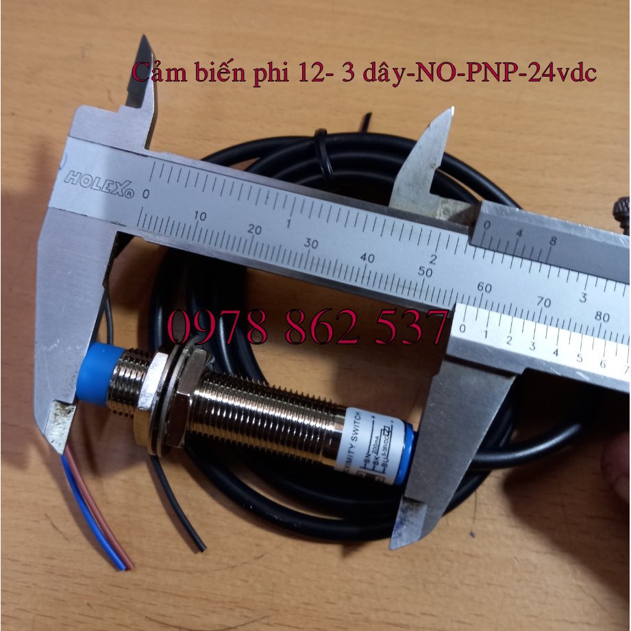 Cảm Biến Tiệm Cận phi 12 LJ12A3-4-Z/BY loại 3 dây-DC24V NO-PNP ( thường mở)