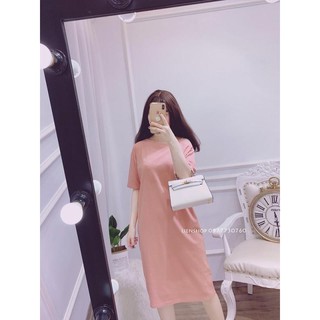 (Bỏ sỉ)Đầm suông hở vai 1 bên đơn giản mà lại xinh hit hot MÃ TF1708210