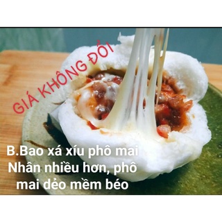 Túi 4 Bánh bao xá xíu phô mai ( bánh tươi cấp đông)