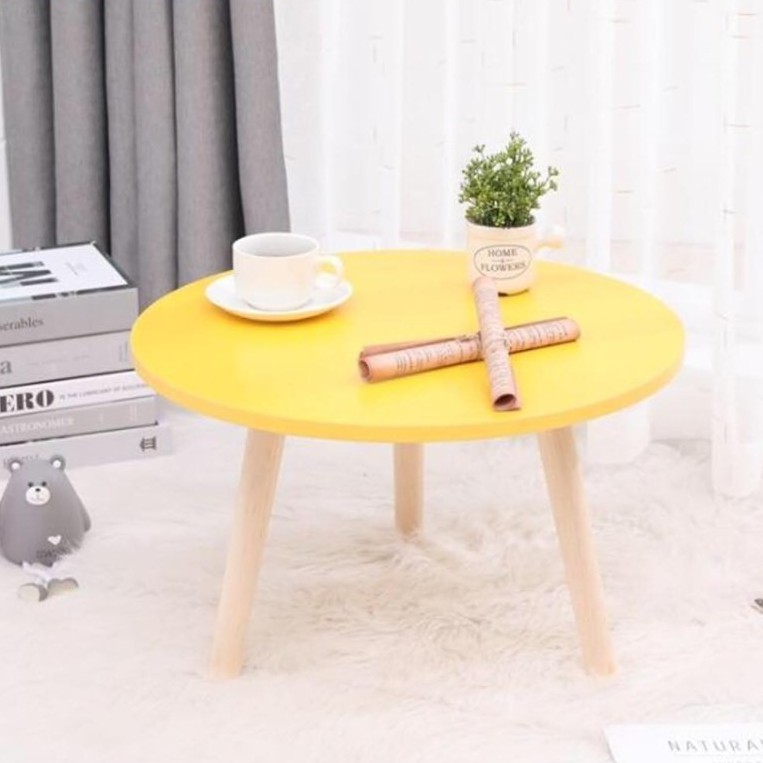 [𝐇𝐨𝐭 𝐬𝐚𝐥𝐞 𝟐𝟎𝟐𝟏] Bàn Trà Tròn ngồi bệt Kiểu Nhật - chân cao 30cm. | BigBuy360 - bigbuy360.vn