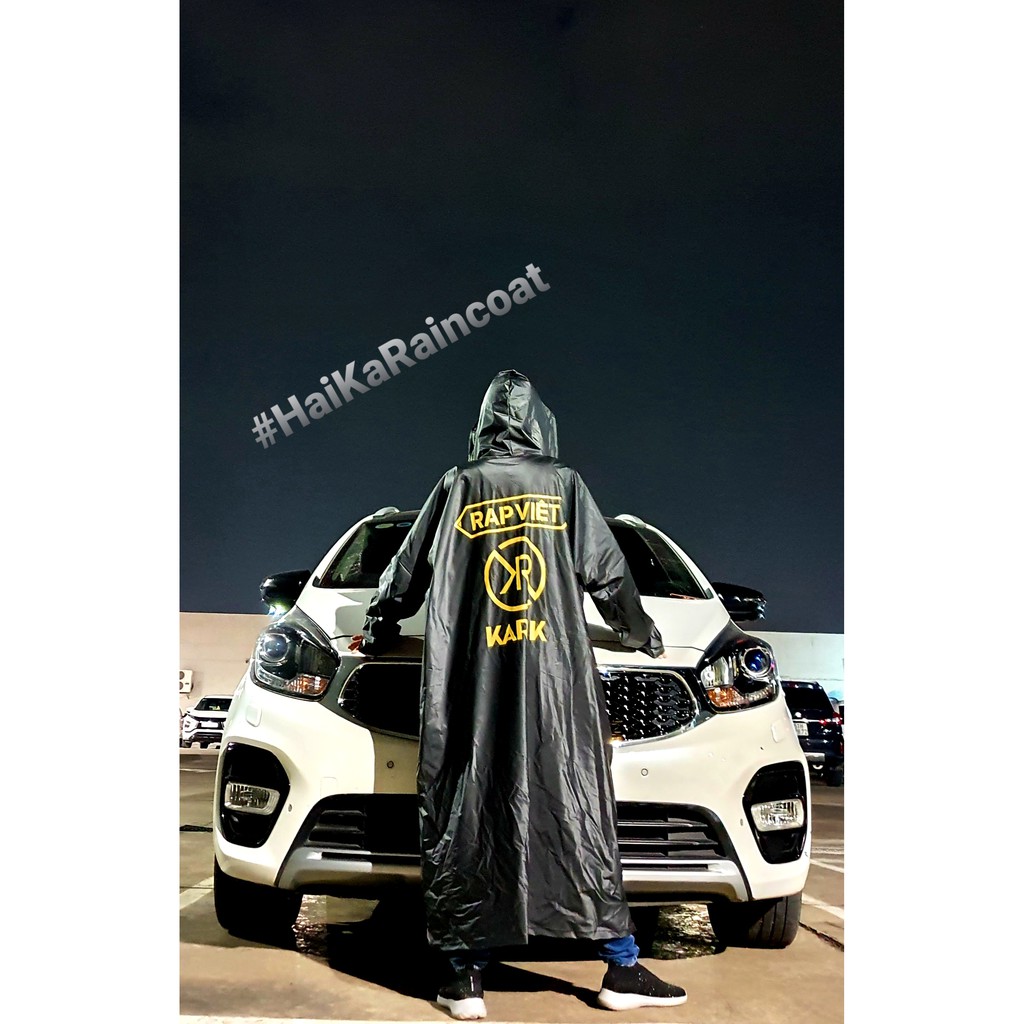 Áo mưa Măng Tô Dây Kéo  - Rapper - Phong cách/Cá tính - Chất nhựa PVC cao cấp Đài Loan