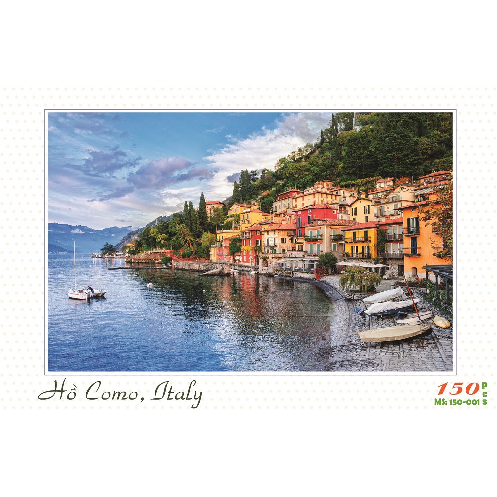 Bộ tranh xếp hình 150 mảnh – Hồ Como, Italy