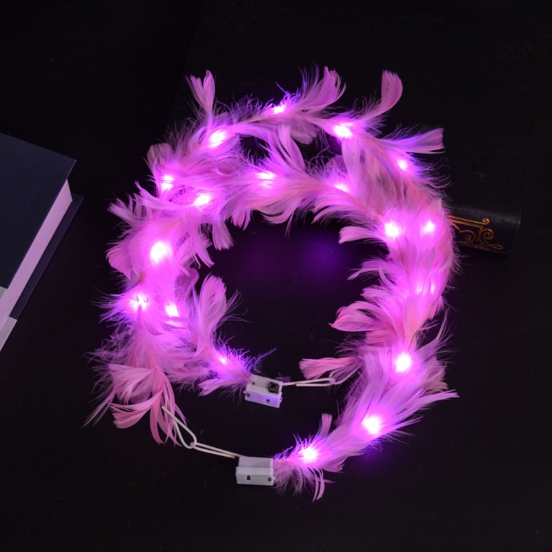Cài Tóc Hình Vương Miện Có Đèn LED Thời Trang Cho Nữ