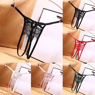 Panties G-string Lace Pink Red Thong Underwear 1 Pcs White Black Women