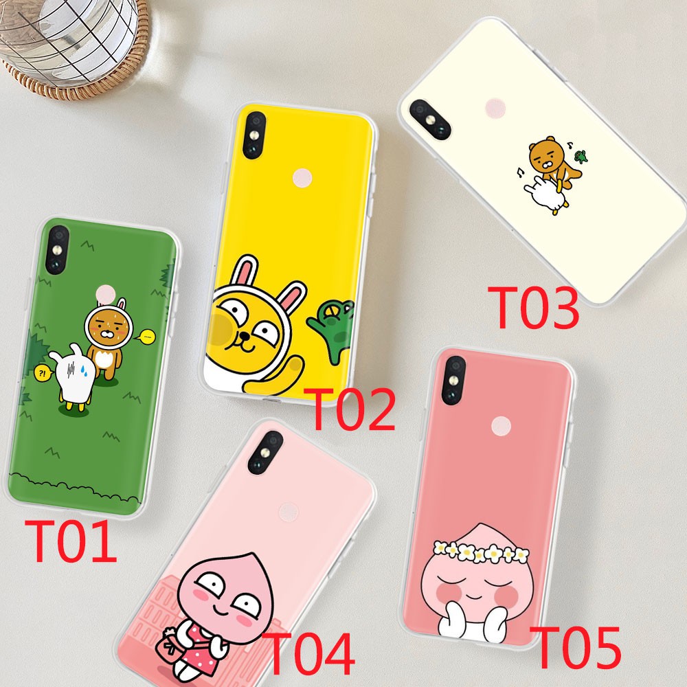 Ốp Điện Thoại Dẻo Trong Suốt Họa Tiết Hoạt Hình Kakao Cocoa Dễ Thương Cho Motorola Moto G4 G5 G5S G6 Play Plus Gt152