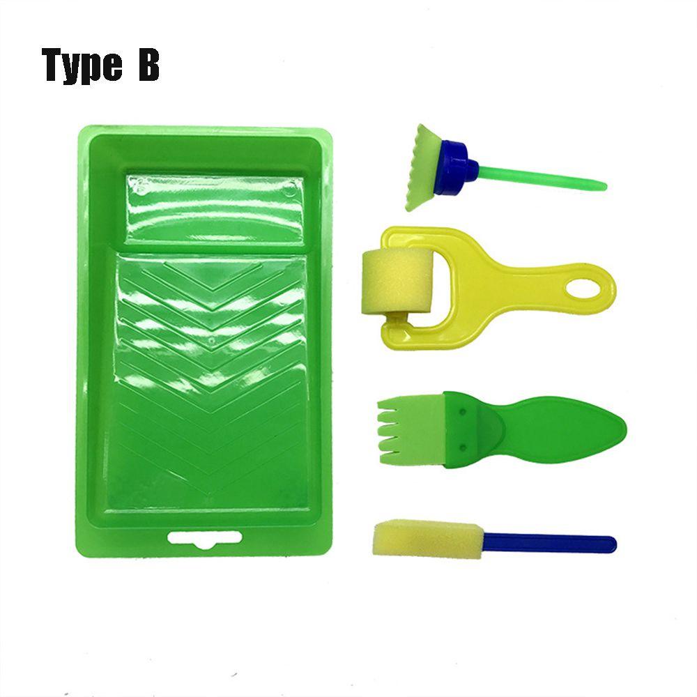 BEBETTERM Cọ Vẽ Bằng Xốp DIY Thời Trang Dành Cho Trẻ Em