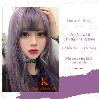 Thuốc nhuộm tóc TÍM KHÓI SÁNG Chenglovehairs, Chengloveshair, Chengloveshairs, Chenglovehair