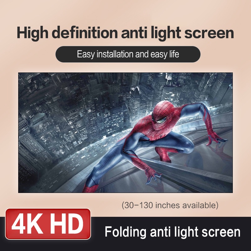 Màn chiếu phản quang dán tường kích thước từ 60in-100In Ngoài ra có khổ tự cắt - Dùng chiếu ngoài trời