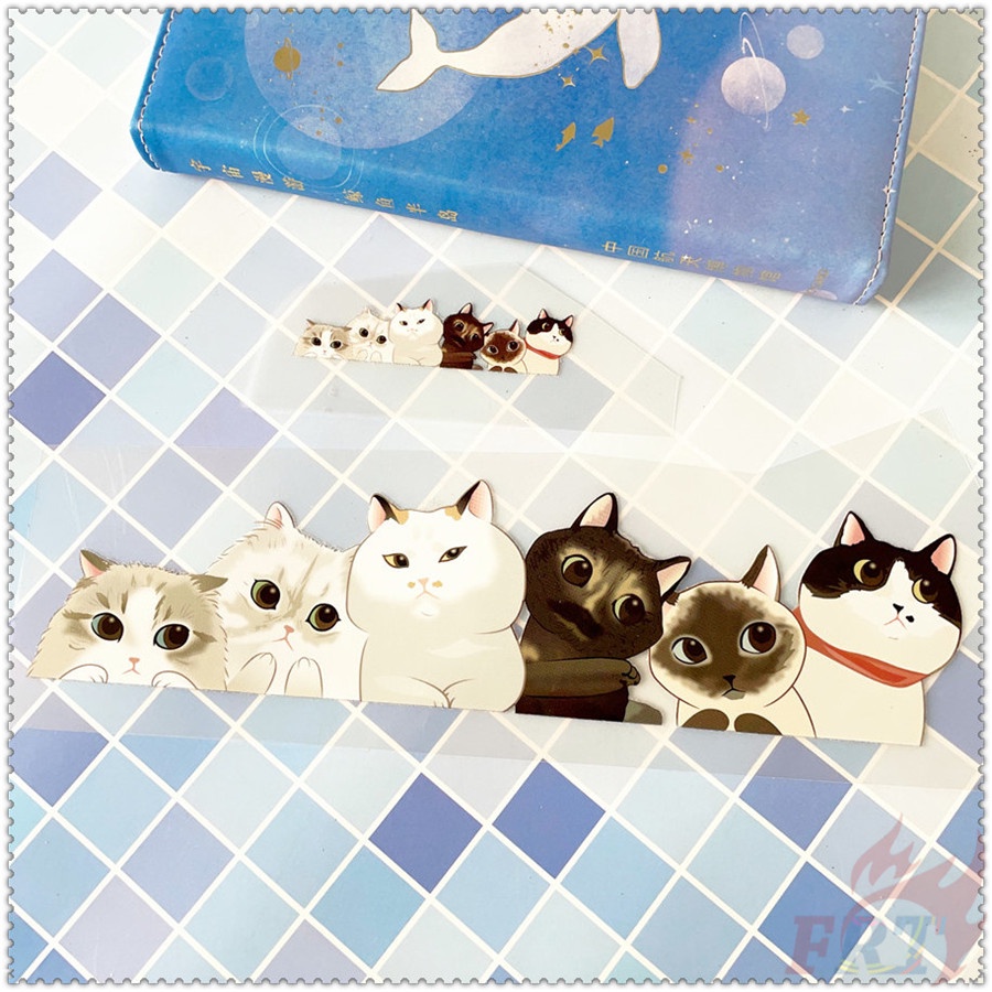 ◆ Sticker Dán Tường Hình Mèo Hoạt Hình ◆ 1 Sticker Dán Ủi Với Thiết Kế Đẹp Mắt