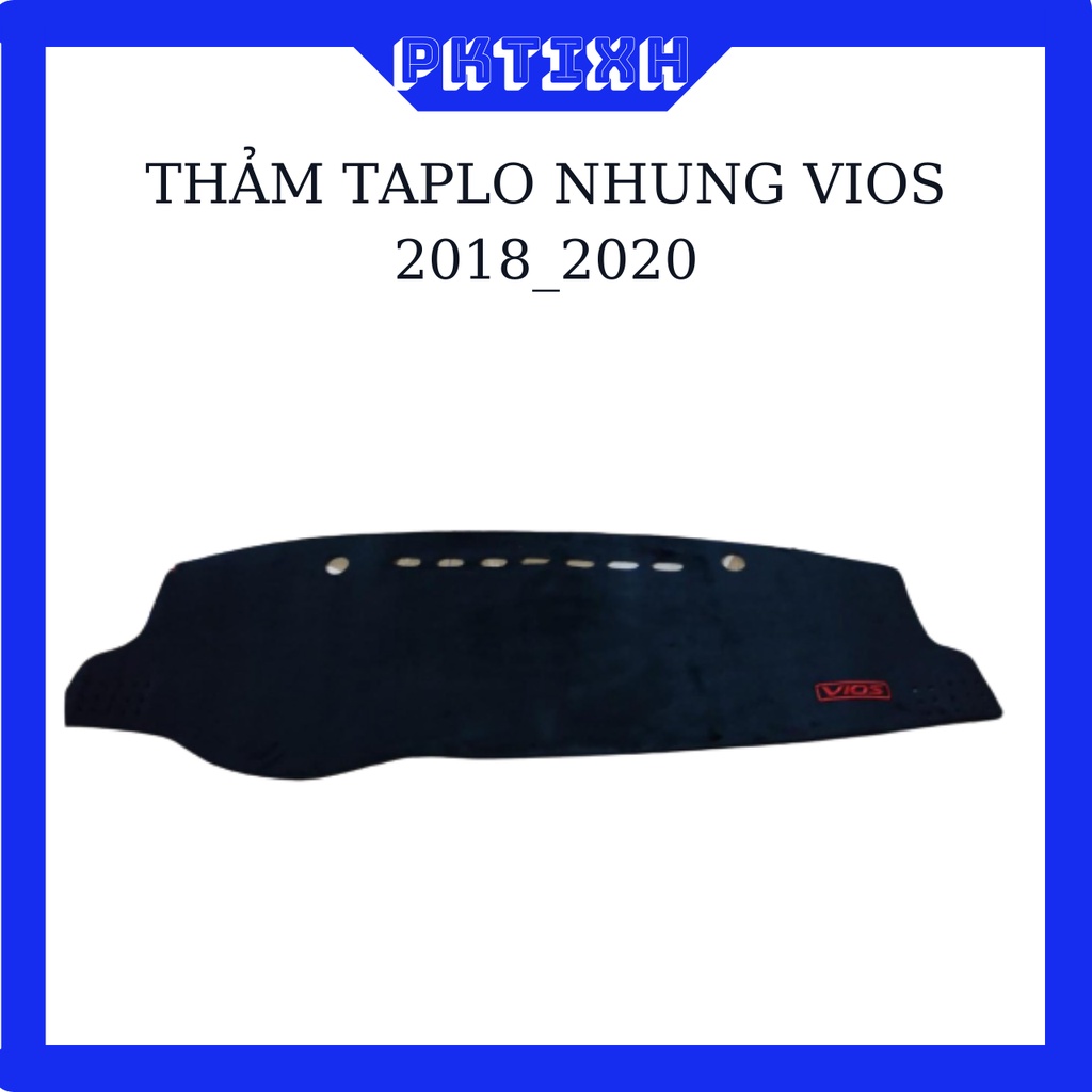 Thảm taplo xe Vios 2019 thảm nhung mịn 3 lớp