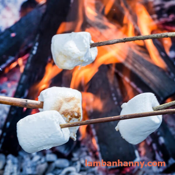 Kẹo Marshmallow Eko tem đỏ túi 500g giảm 40% đường