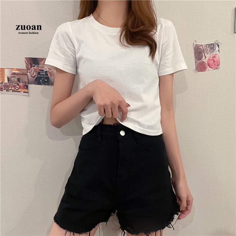 Áo thun SUXI tay ngắn nhiều màu thời trang cho nữ