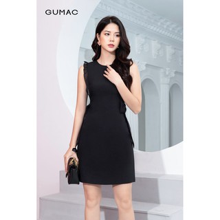 Đầm nữ sát nách phối bèo DA9237 GUMAC