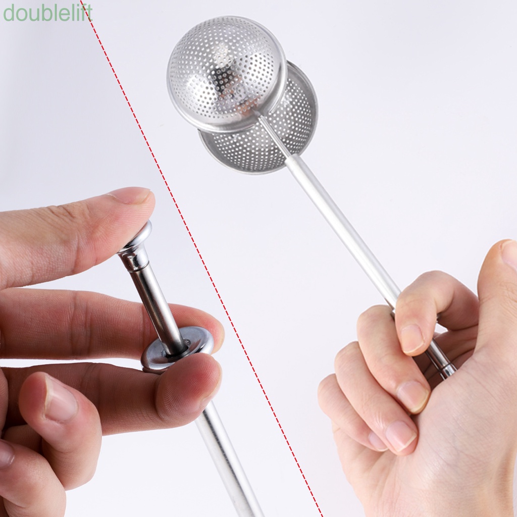 Dụng cụ lọc trà hình quả bóng bằng thép không gỉ tiện lợi