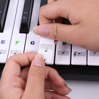 Set miếng dán bàn phím đàn piano