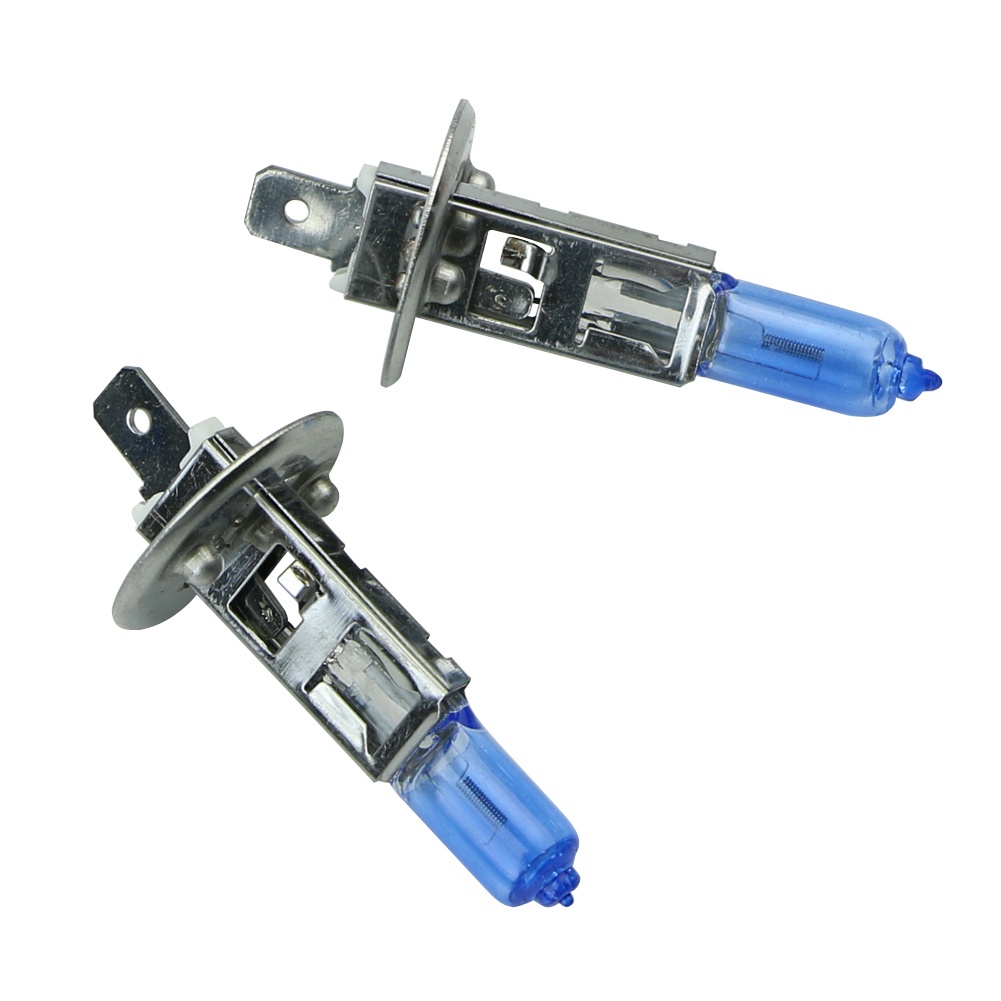 Set 2 Bóng Đèn Pha H1 6000K Xenon 55W 12V Dành Cho Ô Tô