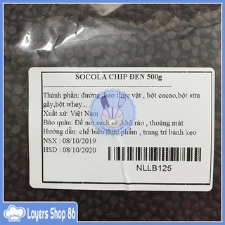 Socola chip (choco chip) đen/trắng Grand Place 500g