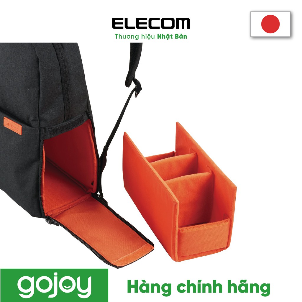 Balo đựng máy ảnh và phụ kiện cỡ vừa ELECOM DGB-S023 “13.3 inch”