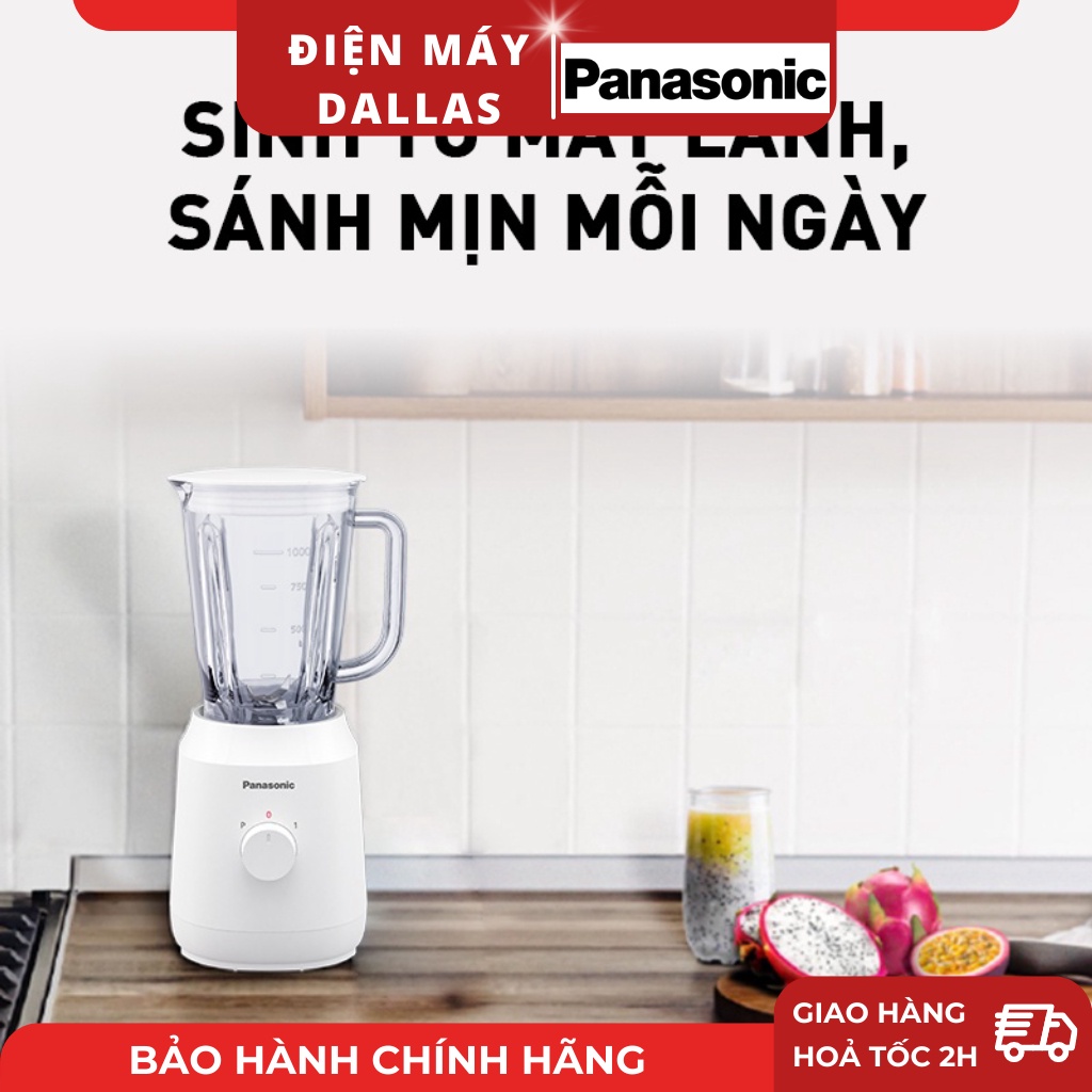 Máy xay sinh tố Panasonic MX-EX1001WRA - Công suất 450W - 1L - Lưỡi dao thép không gỉ