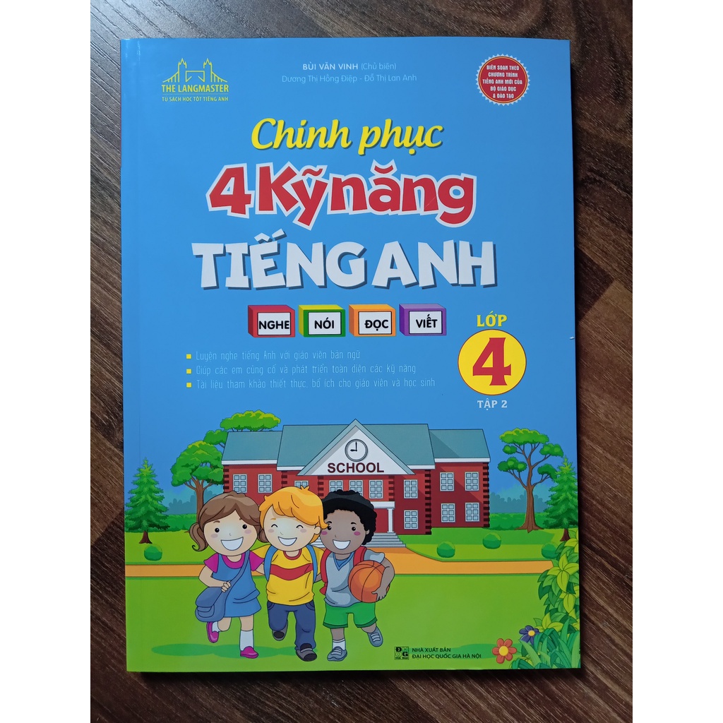 Sách - Chinh phục 4 kỹ năng tiếng anh nghe nói đọc viết 4 tập 2