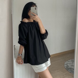 Áo trễ vai Kate đen