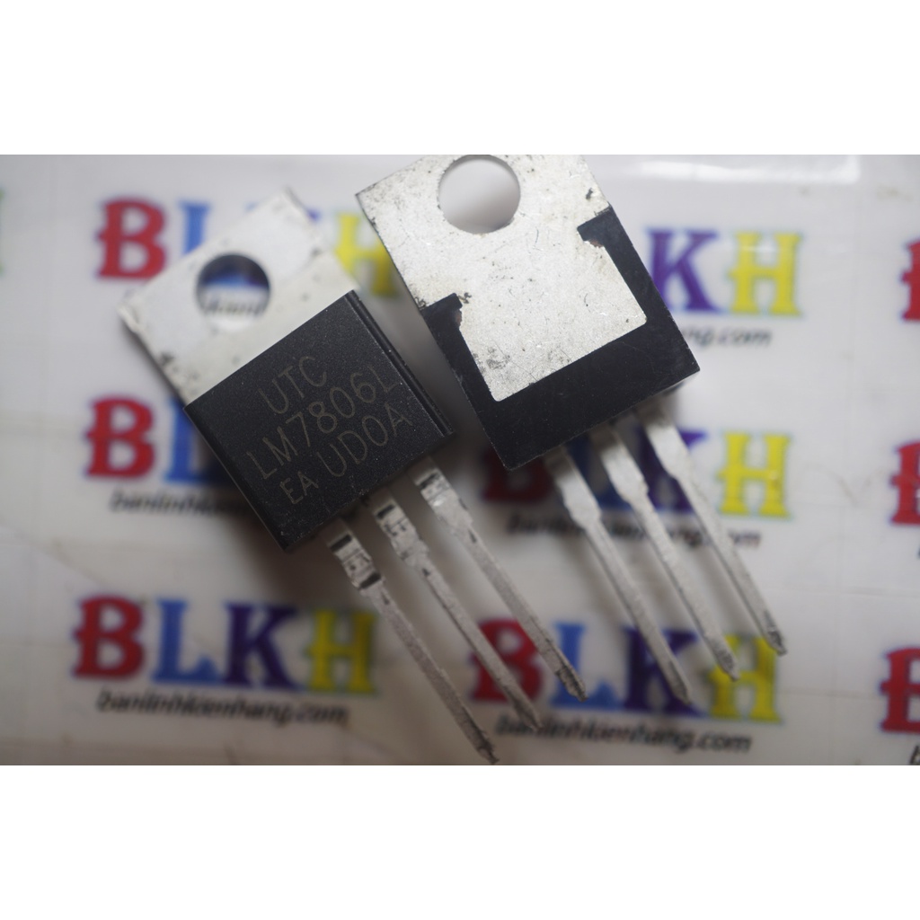2 IC nguồn LM7806L 7806 TO-220 chính hãng UTC