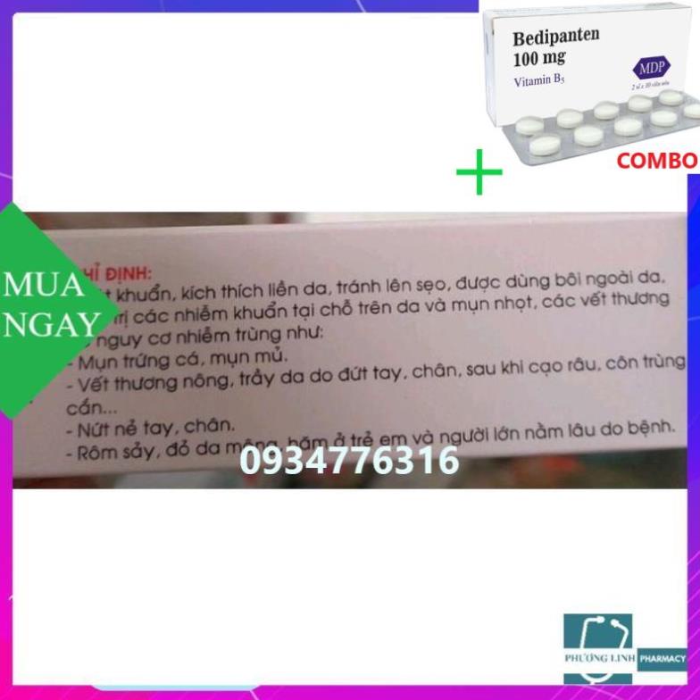 Combo Bedipanten 100mg +  Tuýp bôi LEVIGATUS