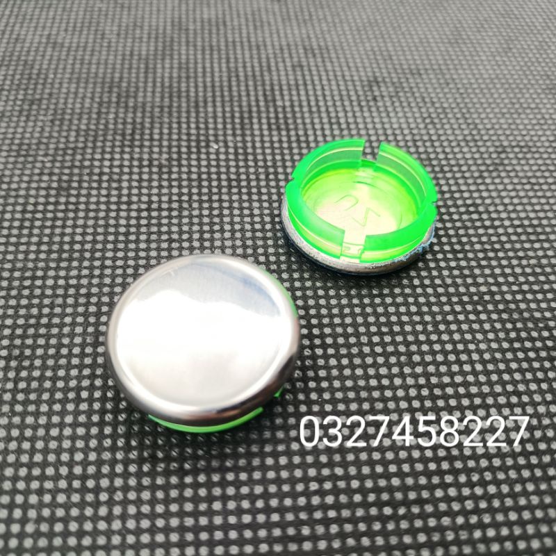 2 nắp inox bịt lỗ nhựa chân gương xe máy yamaha, EXCITER...