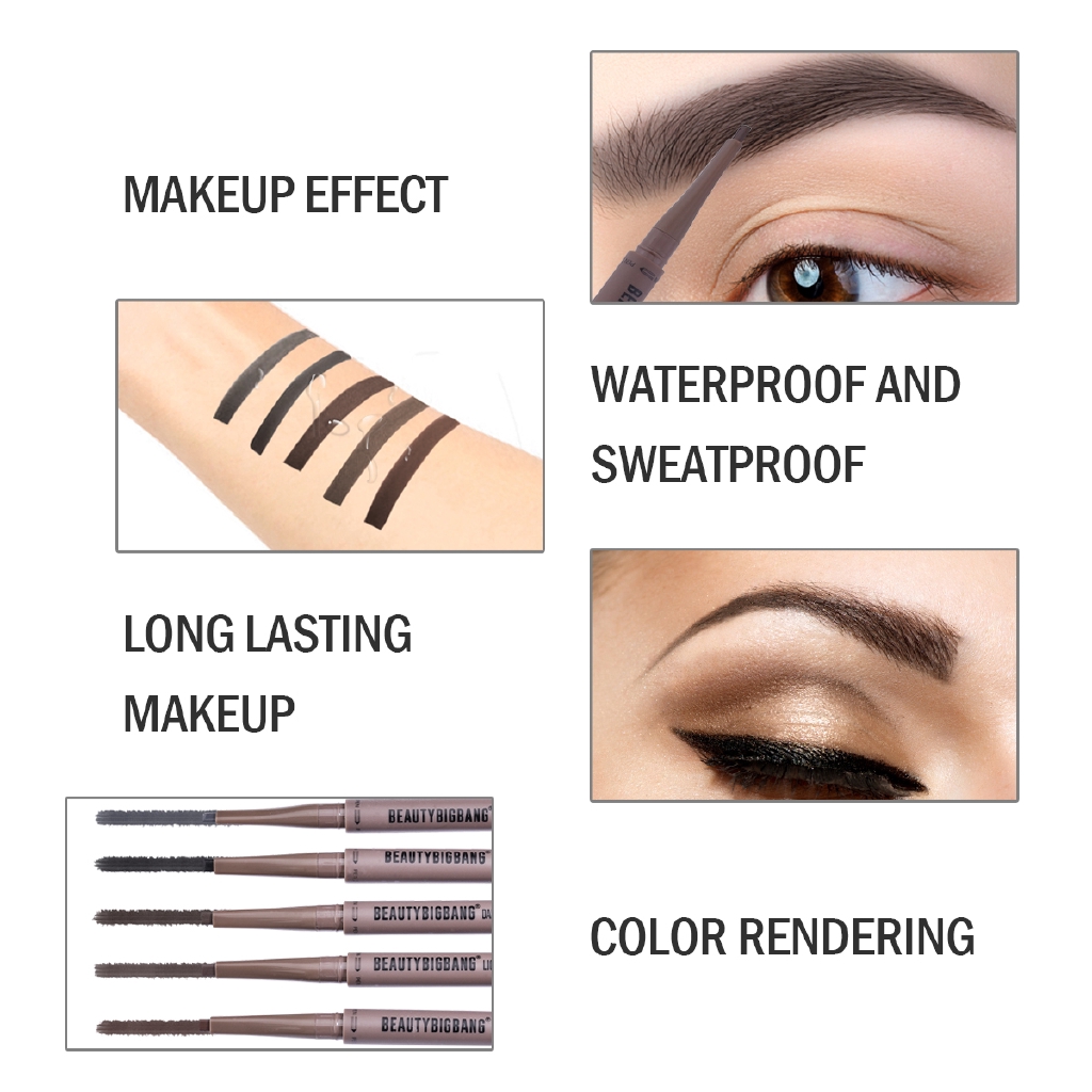 Chì kẻ mày dạng vặn BEAUTYBIGBANG lâu phai có đầu cọ chải tiện lợi và thời trang cho phái đẹp | BigBuy360 - bigbuy360.vn