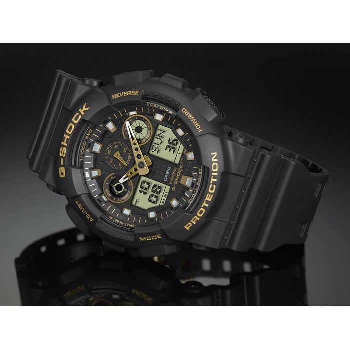 Đồng Hồ Casio Nam Dây Nhựa G-SHOCK GA-100GBX-1A9DR Chính Hãng