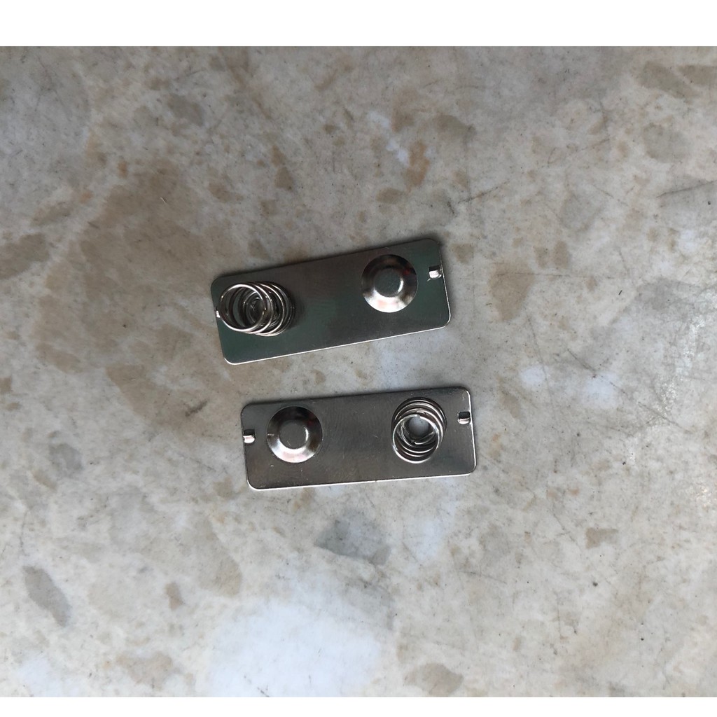 Cặp Đế lò xo pin loại 29 * 11mm ngược chiều nhau,hàng chất lượng cao giá tốt