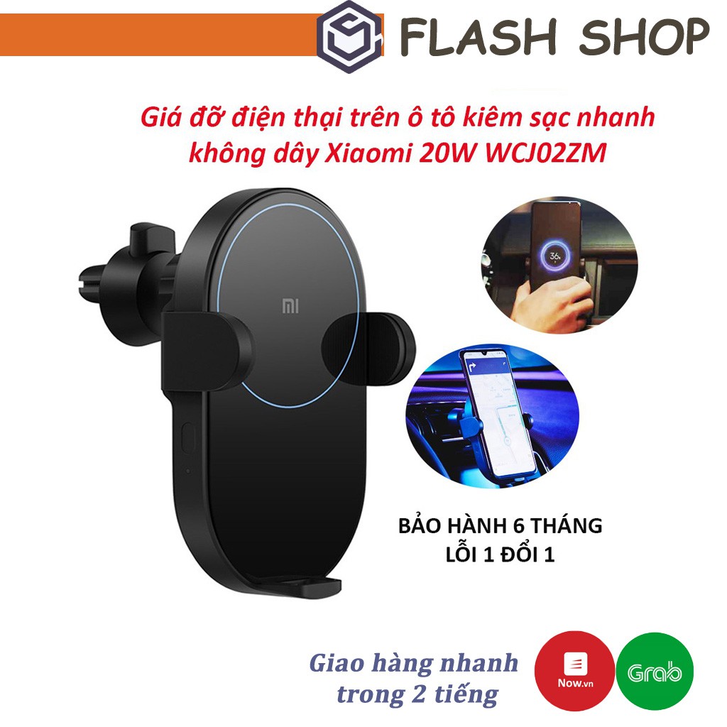 Giá đỡ điện thoại | Kẹp điện thoại xiaomi WCJ02ZM trên ô tô kiêm sạc chính hãng | BH 6 tháng | BigBuy360 - bigbuy360.vn