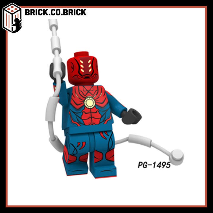 Colossus Wolverine Deadpool Spider Man Harley Quinn Đồ Chơi Lego Siêu Anh Hùng Mô Hình Lắp Ráp Non Lego Super Hero PG818