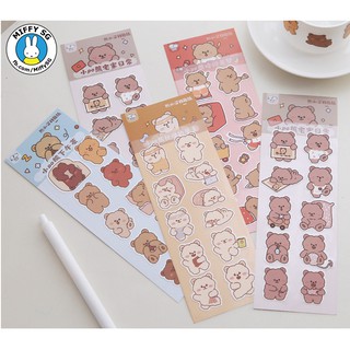 [TELADO] Bộ 10 sticker PVC chống nước POPO mập mạp