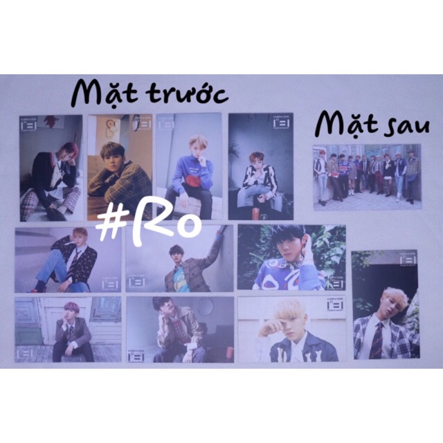 Set card Wanna One