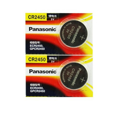 Pin CR2450 Panasonic Lithium 3V vỉ 5 viên  - Pin CR2450