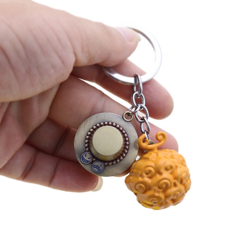 Ygt Set Hai Móc Khóa Hình Trái Cây Ác Quỷ Trong One piece Bằng Cao Su