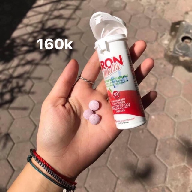 Viên uống sắt chiết xuất dâu tây