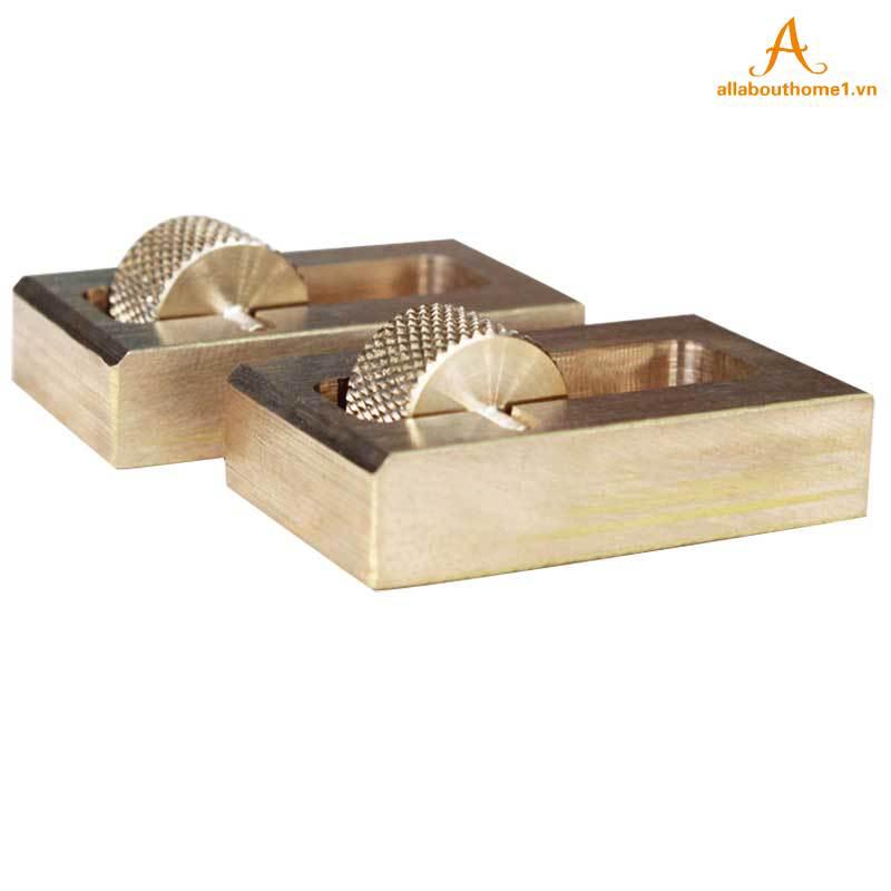 Dụng cụ làm đồ da thủ công + 2 con lăn bằng đồng thau