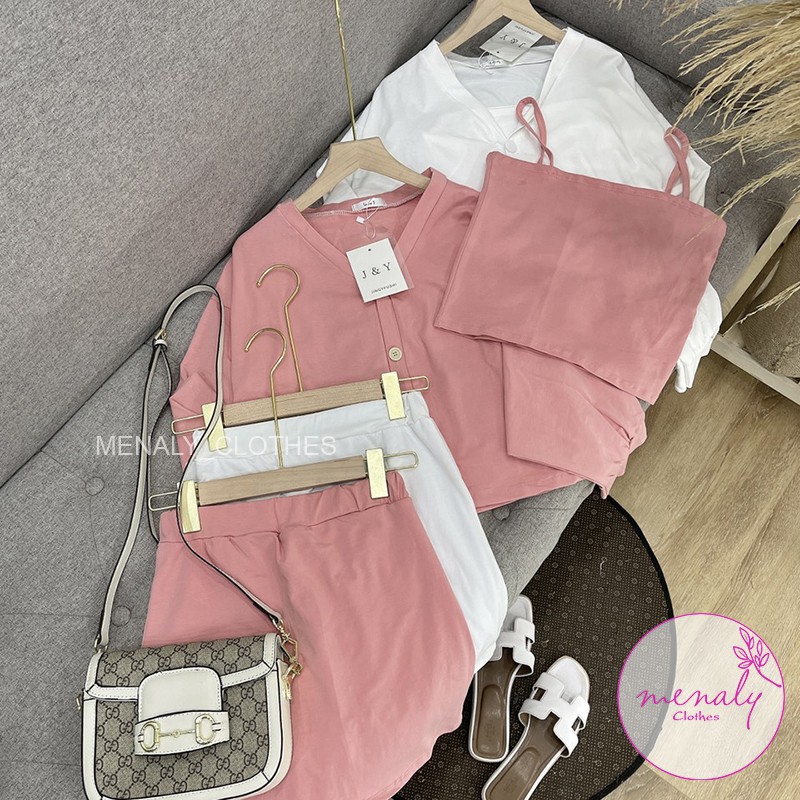 Set bộ đồ nữ cá tính SE20 mẫu set bộ 3 chi tiết