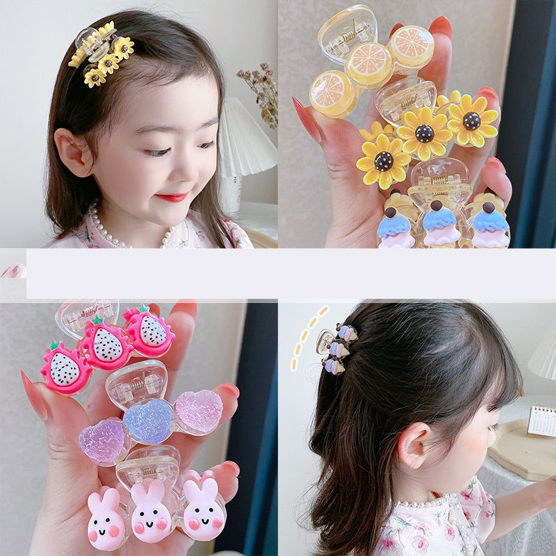 Kẹp Tóc Thiết Kế Mới Ngọt Ngào Xinh Xắn Dành Cho Bé Gái