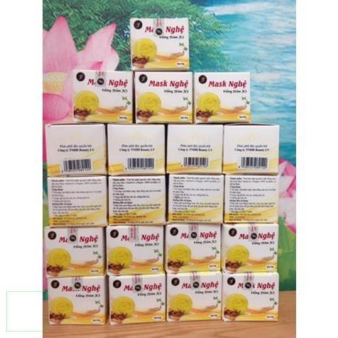 Mask nghệ Hồng Sâm X3 sáng da mờ thâm nám