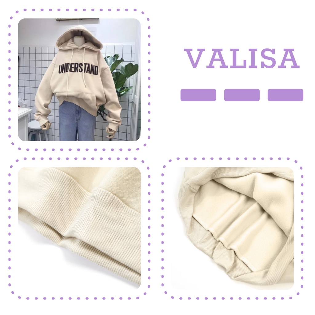 Áo hoodie nam nữ dày form rộng hàn quốc giá rẻ có mũ UNDERSTAND H02 | BigBuy360 - bigbuy360.vn