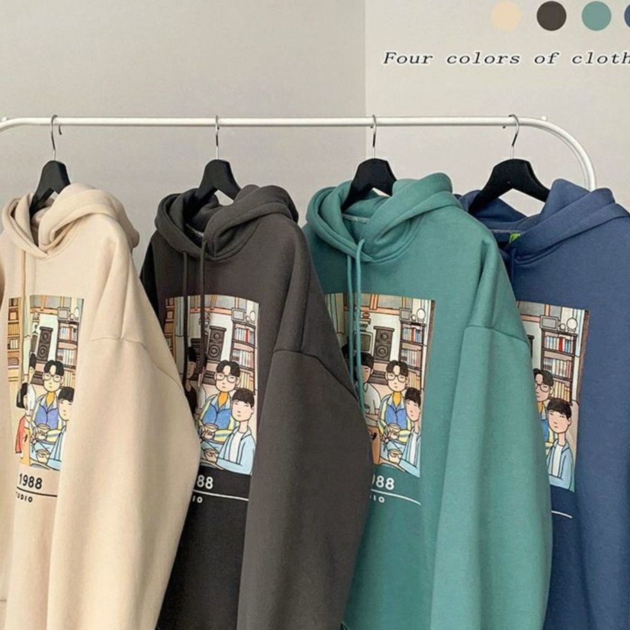 Áo Hoodie phong cách Ulzzang Hàn Quốc tay dài họa tiết in hình The 1988 cá tính CoolZ CZ1121 | WebRaoVat - webraovat.net.vn