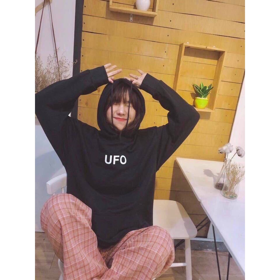 Áo hoodie in hình UFO nỉ ngoại 123SHOP form rộng có mũ cho nam và nữ 2 màu unisex ulzzang Cá Tính | BigBuy360 - bigbuy360.vn