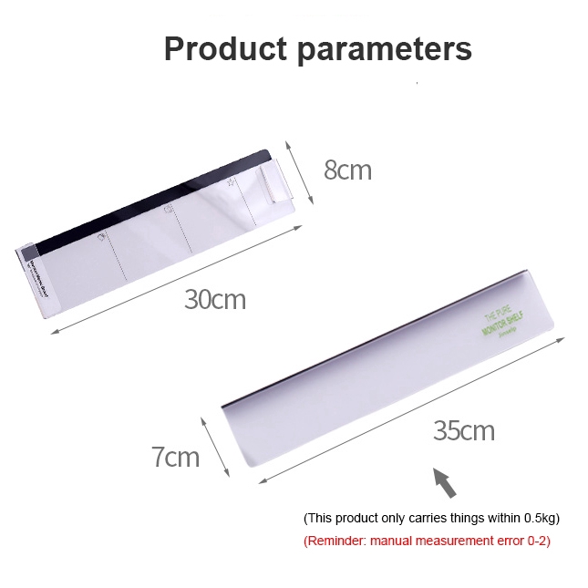 Bảng nhựa trong suốt gắn màn hình máy tính dùng dán giấy ghi chú tiện dụng sáng tạo | BigBuy360 - bigbuy360.vn