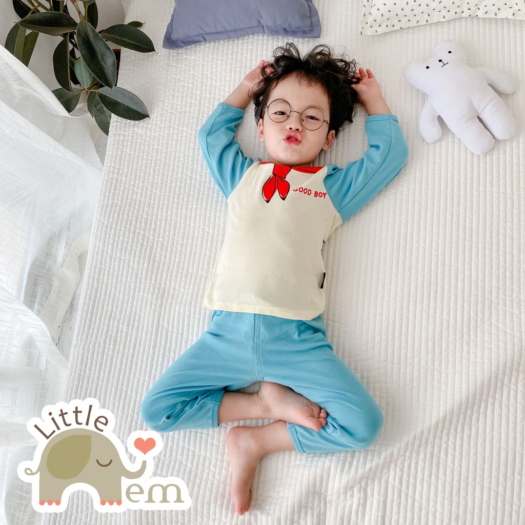 Bộ đồ bé trai/ bé gái Cotton xuất Nhật dài tay _ Good boy