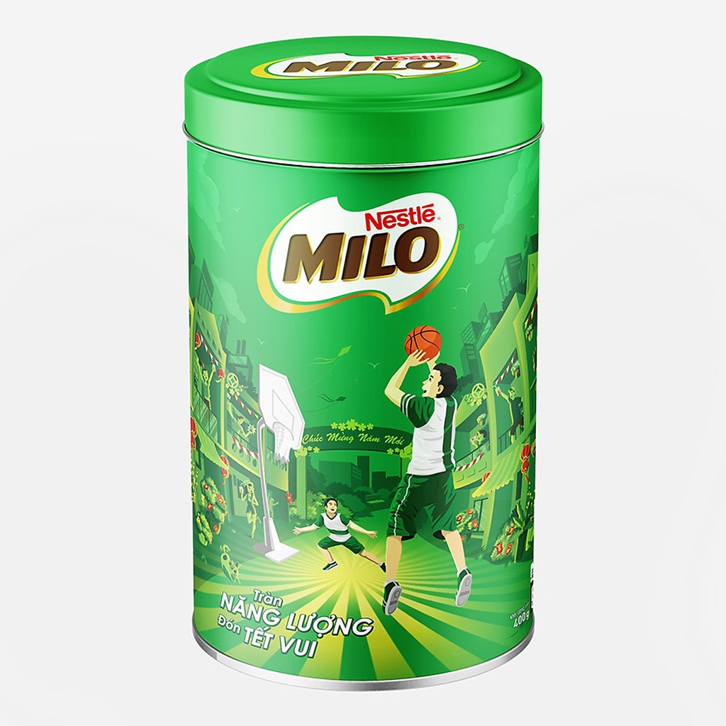 [date 11.2021 Mẫu Mới Sữa Nestle Milo Hủ Nhựa 400g.