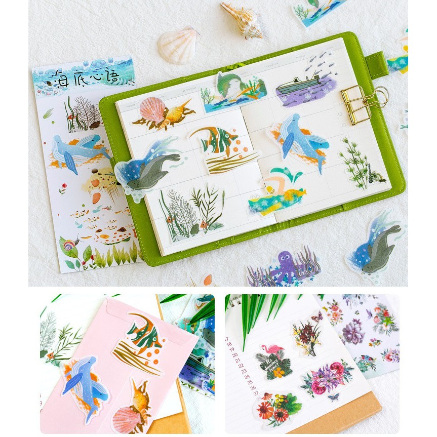 Gói 60 sticker giấy SG6001 Gachini